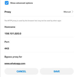 free proxy for whatsapp in uae